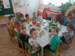 Праздник Пасхи в детском саду.